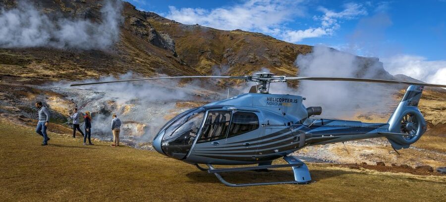 1-Hour Helicopter Tour in Iceland: The Geothermal Tour - What You See Over Lava Fields and Volcanic Craters
