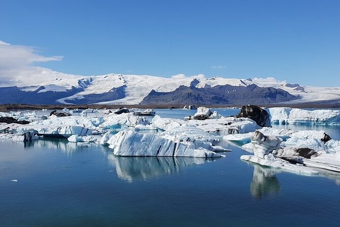 2-Day Blue Ice Cave, Glacier Lagoon and South Coast - Small Group - Day 1: Route 1 to the South Coast highlights (waterfalls, glacier ice, black sand)