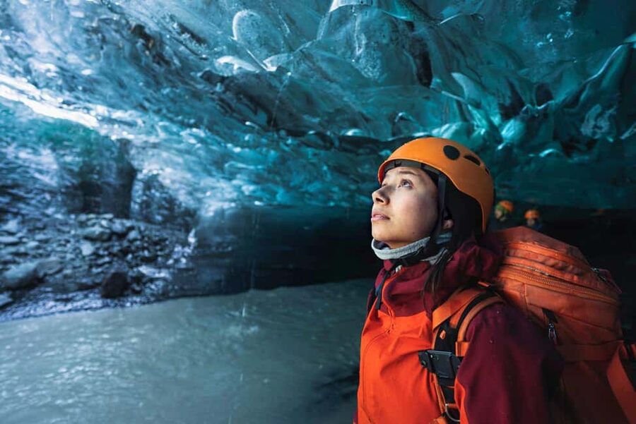 2-Day South Coast, Blue Ice Cave, Glacier Lagoon Tour - Jökulsárlón and Diamond Beach: two ways to see the same ice