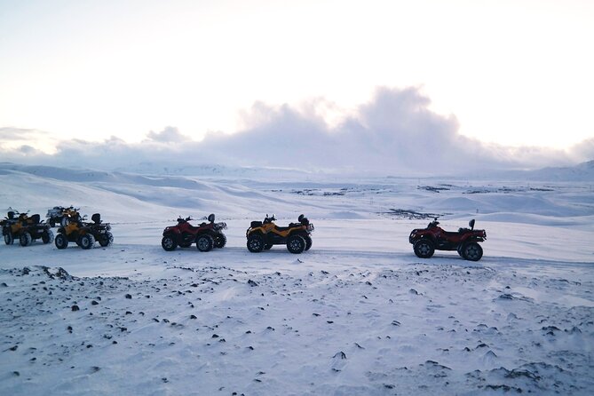2-Hour ATV Riding Trip: Pickup from Reykjavik (2 persons per ATV) - Gear up at the Lambhagavegur 19 base camp