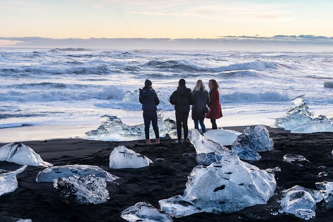 4-Day Iceland: Golden Circle, South Coast, Volcano Hike & Northern Lights - Day 2: Reynisfjara black sand and the ice-and-bass-song combo of Diamond Beach
