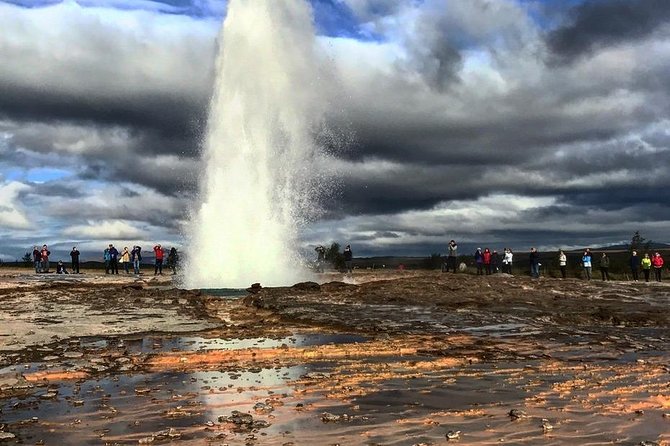 7 Day Around Iceland Tour- PRIVATE TOUR - Secret Lagoon at day’s end: a soak in raw geothermal quiet