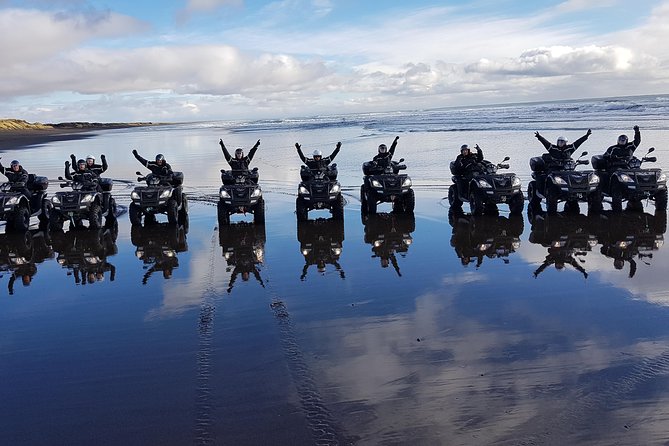 ATV - QUAD Adventure - Riding highlights: black beaches, sea cliffs, and Hafnarberg views