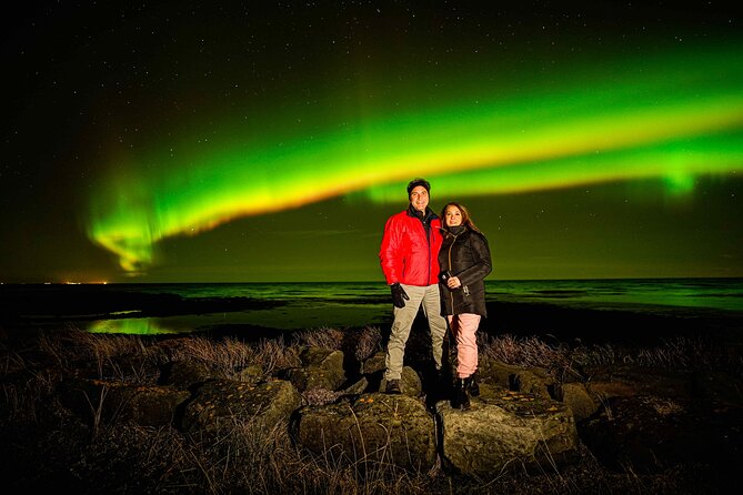 Award Winning Private Northern Lights Tour with All Inclusive - The Warm Package: Jumpsuits, Hot Drinks, Snacks, and Liquor