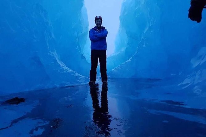Crystal Blue Ice Cave Adventure - Getting the blue ice photos you came for