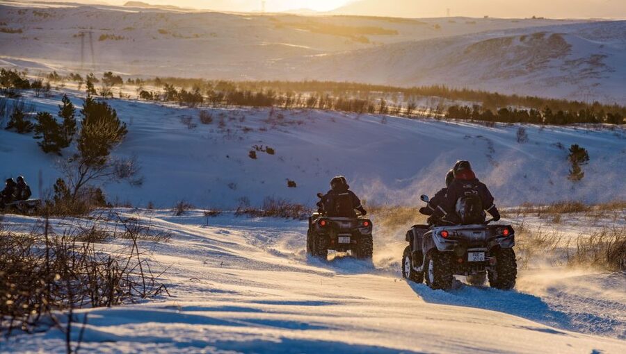 From Reykjavik: ATV Ride and Blue Lagoon Tour with Transfer - ATV time at Reykjavik Peak: the views you ride toward