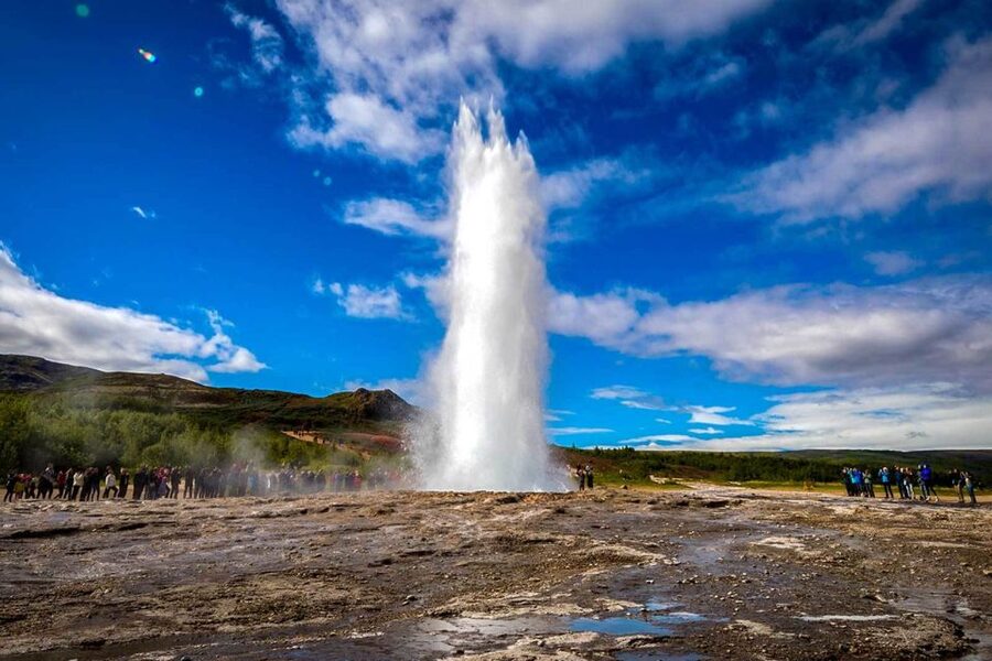 From Reykjavik: Full-Day Horse Riding & Golden Circle Tour - Gullfoss waterfall: the power stop that earns its reputation