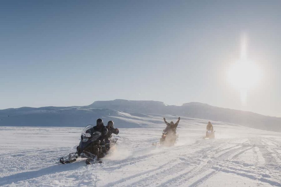 From Reykjavik: Golden Circle Super Jeep & Snowmobiling Tour - Gullfoss in Two Stages: Watching 32 Meters of Water Do Its Thing