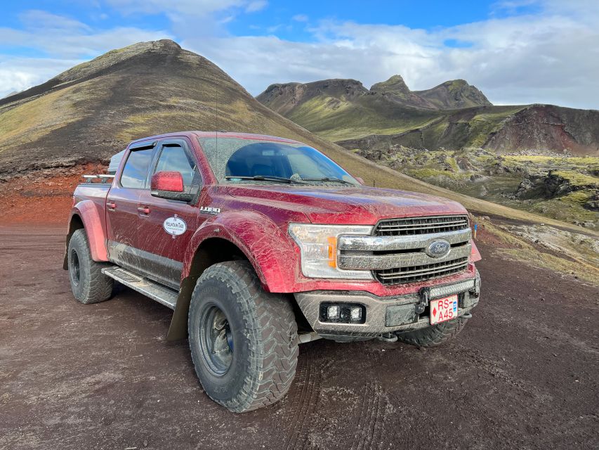 From Reykjavik: Private Landmannalaugar & Hekla Jeep Tour - Hjálparfoss waterfall: the payoff at the end of the road