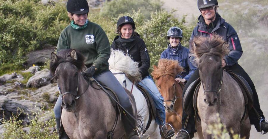 From Reykjavík: Viking Horseback Tour in Hafnarfjörður - What you get for the ride: helmets, boots, and Iceland weather without guesswork