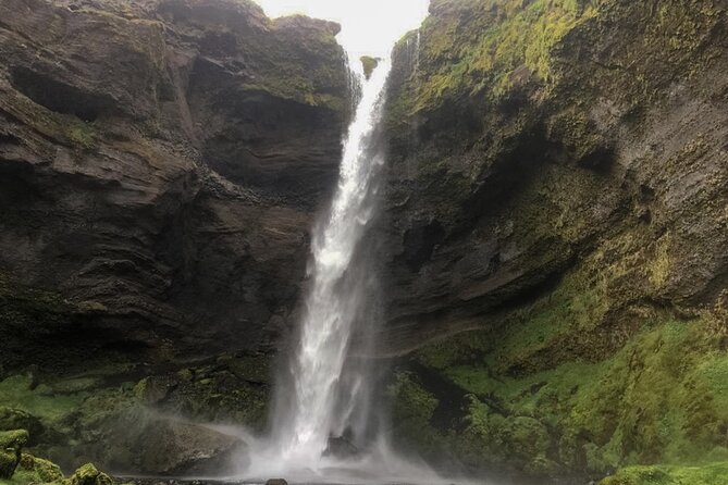 Full Day South Coast to Vík - Guided Tour - Skogafoss and the 400 steps: the payoff view is worth it