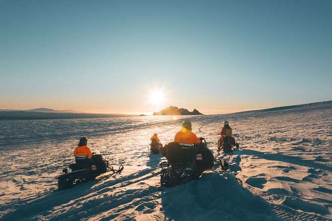 Glacier Snowmobiling and Natural Ice Cave Tour from Reykjavik - One hour on Langjökull: snowmobile time with a real glacier feel