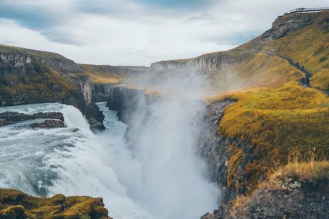 Golden Circle and Blue Lagoon with Admission Ticket - Gullfoss Waterfall: Iceland’s Big Moment, Packed Into 90 Minutes