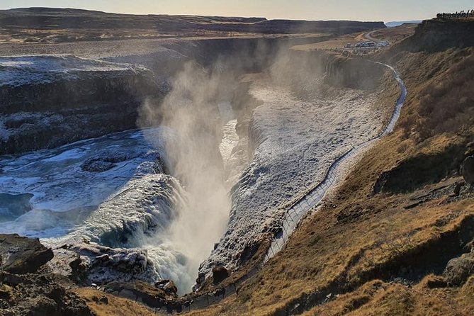 Golden Circle and Kerid Volcanic Crater Small-Group Day Tour - Gullfoss: the Golden Waterfall’s full-force canyon drop