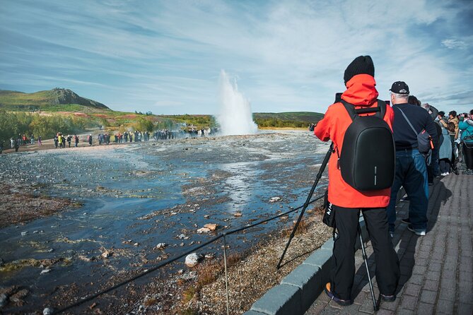 Golden Circle Classic Tour with Secret Lagoon Relaxation - Geysir area and Strokkur: geothermal energy, paced for watching