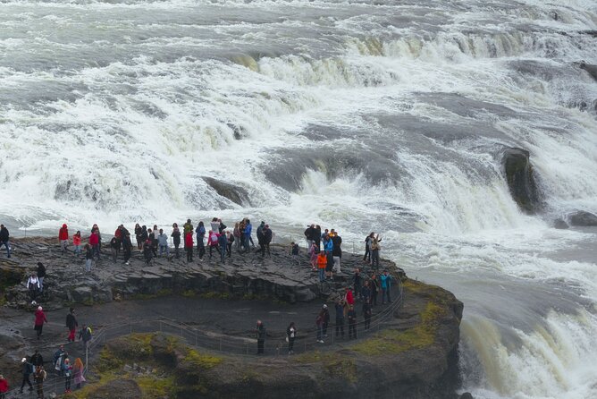 Golden Circle Classic Tour with Secret Lagoon Relaxation - Gullfoss Falls: iconic power with multiple viewpoints
