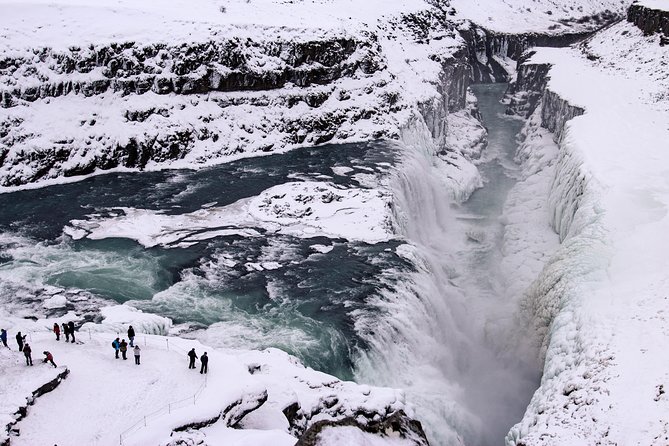 Golden Circle Day Tour in Mini Bus from Reykjavik with Fridheimar Tomato Farm - Gullfoss waterfall: iconic, loud, and worth the time