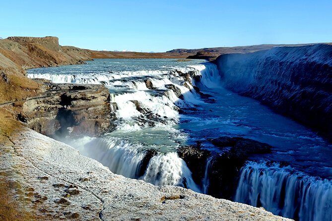 Golden Circle Private Tour with Kerid Crater from Reykjavik - Stop 4: Gullfoss Falls and the two-stage drop