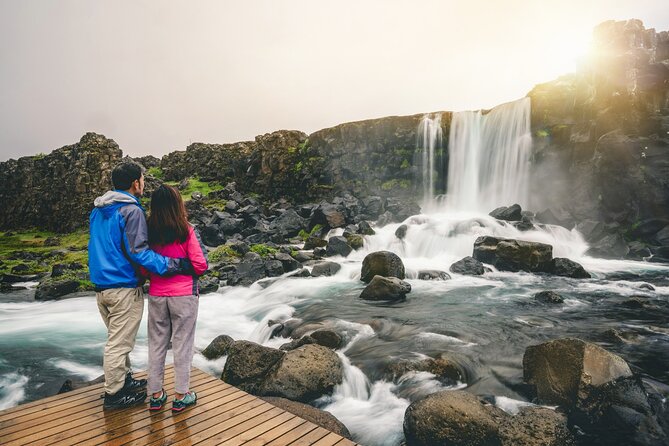 Golden Circle Private Tour with Kerid & Faxi Waterfall: Reykjavik - Faxi (Vatnsleysufoss): The Calmer Waterfall Break After the Big One