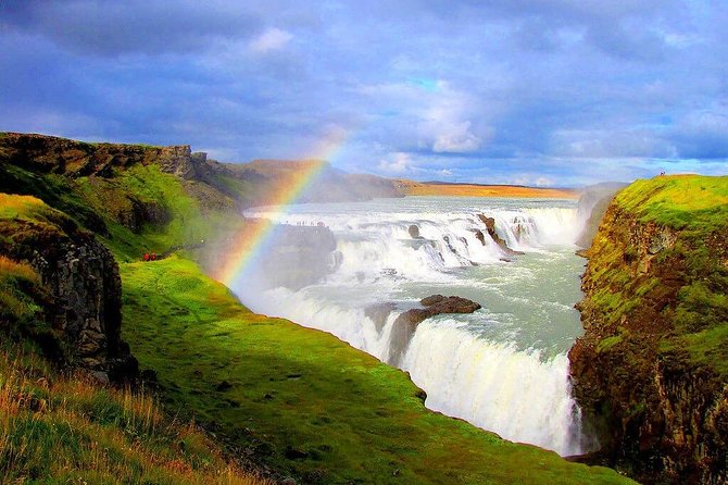 Golden Circle Tour - Private - Gullfoss: the Golden Waterfall, two tiers, and possible rainbows