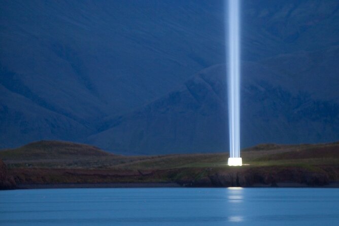 Imagine Peace Tower Tour on Viðey island | John Lennon tribute - Northern Lights chances: a bonus, not a guarantee