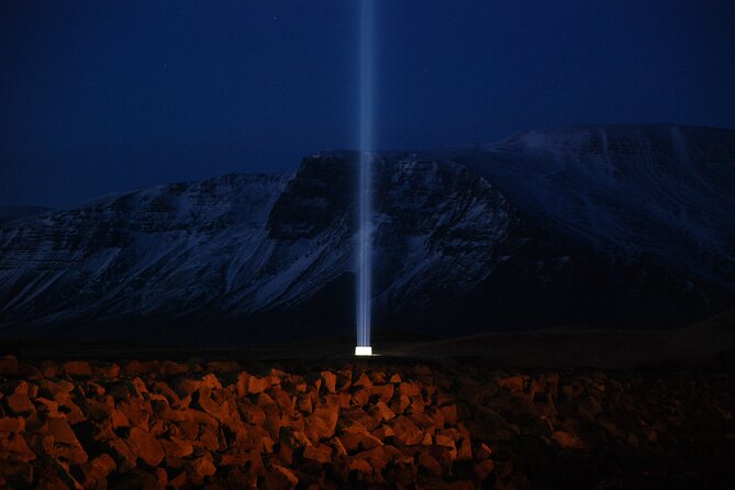 Imagine Peace Tower Tour on Viðey island | John Lennon tribute - Landing on Viðey: the walk that can feel longer than you think