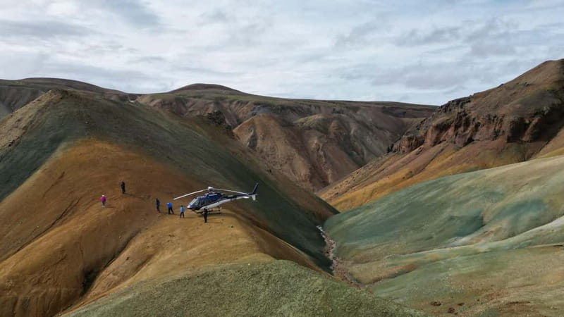 Landmannalaugar: Helicopter tour with 3 Landings - Geysir Geothermal Area: Great Geysir up to 70 meters