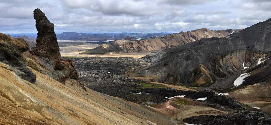 Landmannalaugar Hike and Hot Springs from Reykjavik & Hella - The guided hike: rhyolite colors, lava textures, and obsidian clues