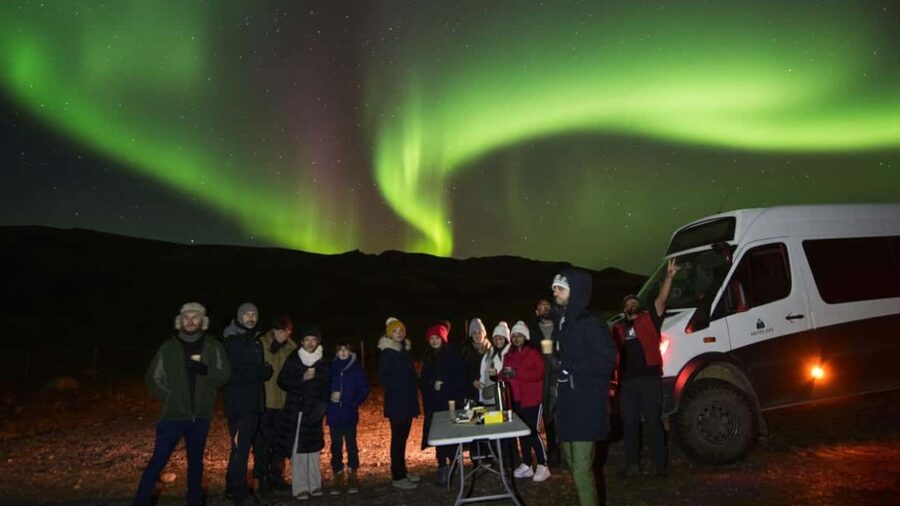 Northern Lights: 4x4 Adventure with Treats, Photos & Cocoa - Reykjavik Pickup: Easy Access, Multiple Start Points