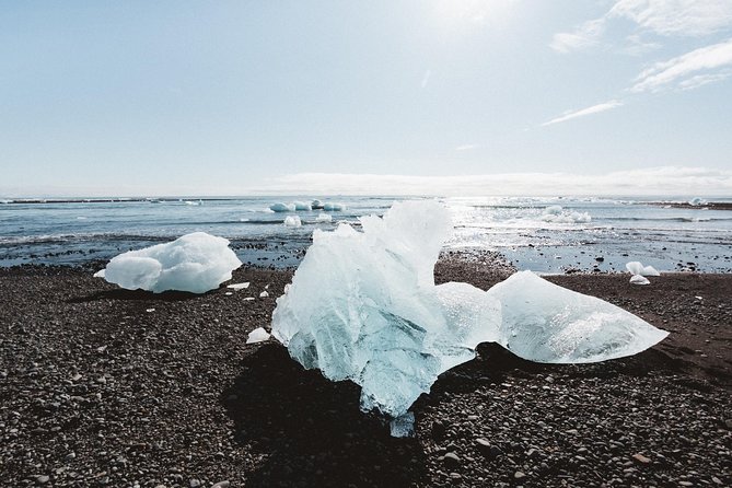 Private 2-Day Glacier Lagoon, Ice Cave and Northern Lights - Two Days of Waterfalls, Black Sand, and Blue Ice