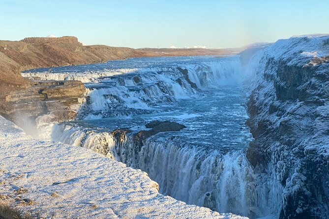 Private Golden circle and glacier super jeep tour from Reykjavik - Gullfoss Falls in 40 Minutes: Make the Milky Power Count