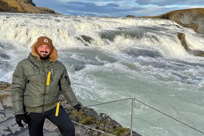 Private Golden Circle tour in a premium class car. - Faxafoss and Gullfoss: Two Waterfalls, One Stop-and-Go Day