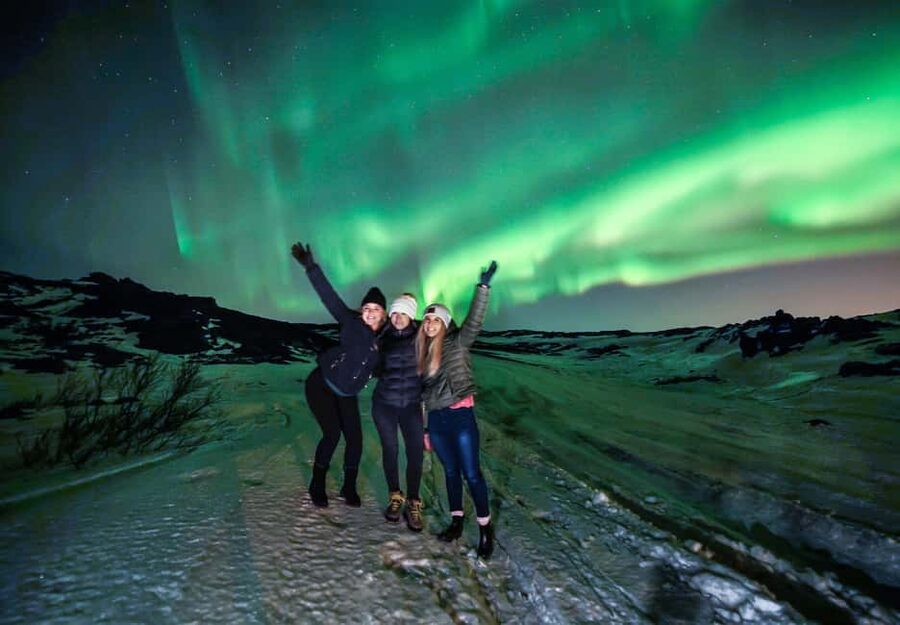 Reykjavik: Evening Lava Tunnel and Northern Lights Hunt - The guided cave walk (about one hour) and how to enjoy it