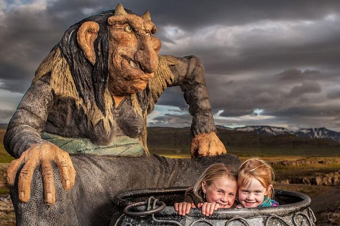 Reykjavik Folklore Walking Tour: Meet the Elves, Trolls & Ghosts of Iceland - Reykjavik City Hall and the big map of Iceland for troll spotting