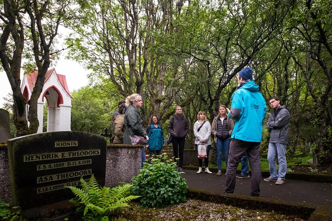 Reykjavik Folklore Walking Tour: Meet the Elves, Trolls & Ghosts of Iceland - The oldest graveyard stop (around year 900) you won’t rush