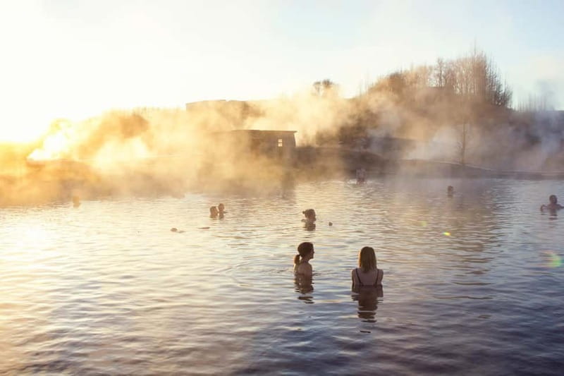 Reykjavík: Glacier Snowmobile and Hot Springs with Pickup - Geysir Hot Spring area: mud pits, spouting vents, and a good use of time