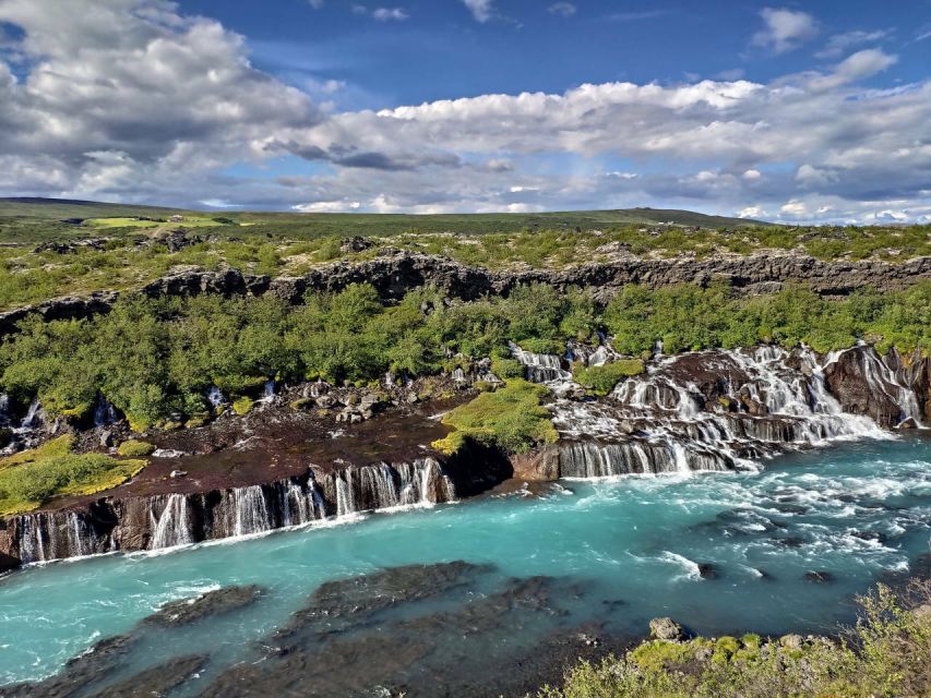 Reykjavik: Lava Cave, Hot Springs, Horses & Waterfalls Tour - Glanni Waterfall and Deildartunguhver geothermal reality check