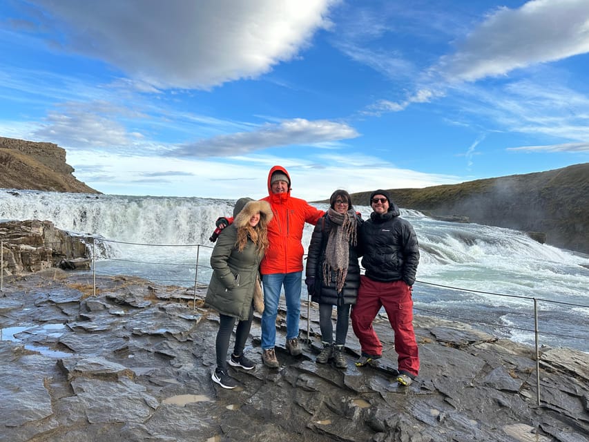 Reykjavik: Private Golden Circle Tour - Gullfoss Waterfall: included admission and the guide’s photo logic
