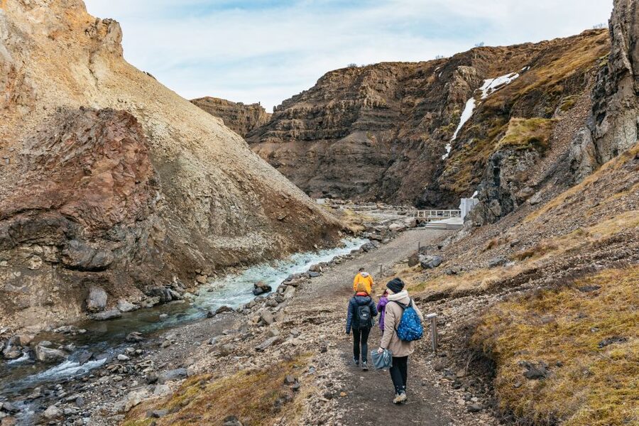Reykjavik: Silver Circle Tour, Canyon Ride, & Thermal Baths - 4x4 ride into the canyons: where the road ends