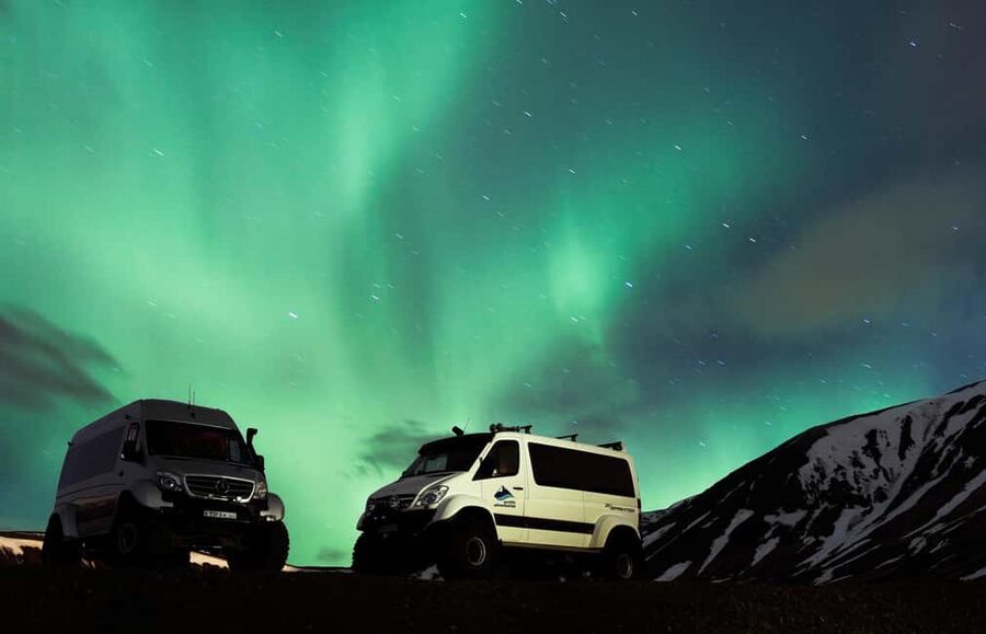 Reykjavik: South Coast, Glacier Hike & Northern Lights Combo - Sólheimajökull glacier hike with certified equipment and ice-crack moments