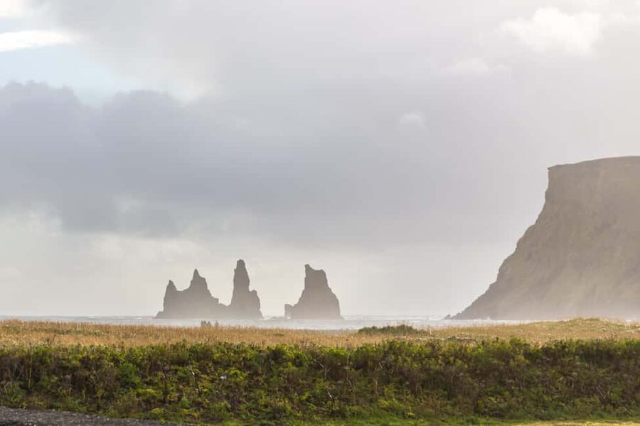 Reykjavik: South Coast, Glacier Hike & Northern Lights Combo - Reynisfjara black sand and basalt columns: staying safe by the sea