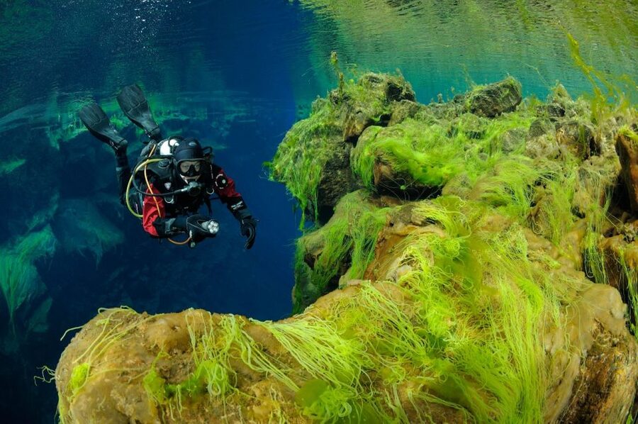Silfra: Diving Between Tectonic Plates - Your route through Silfra: Big Crack to Silfra Lagoon