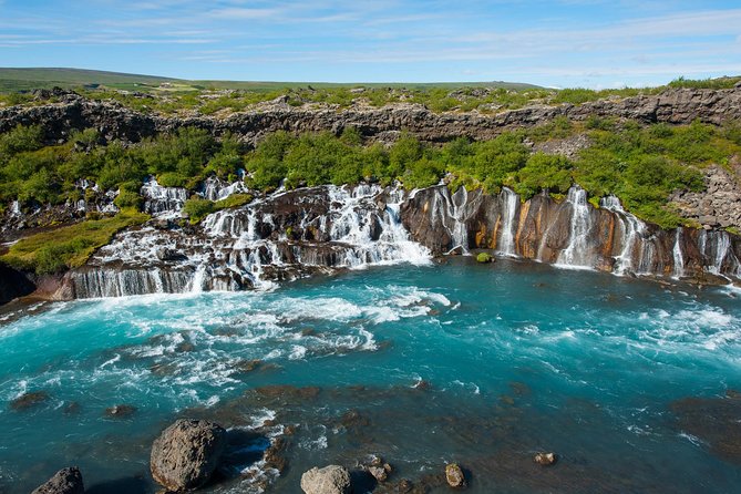 Silver Circle: Lava Cave, Waterfalls & Iceland Horses-Small Group - Hraunfossar and Barnafoss: lava waterfalls that stretch out