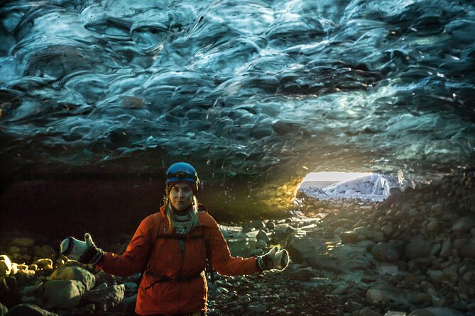 Small-Group Ice Cave Tour from Jökulsárlón - Entering the ice cave: blue ice photos and real cave caution
