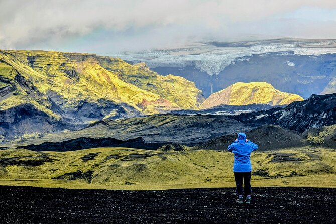 South Coast & Katla Ice Cave Adventure From Reykjavik in a 4x4 - Skógafoss: The Staircase View and Quick Mist-Rainbows