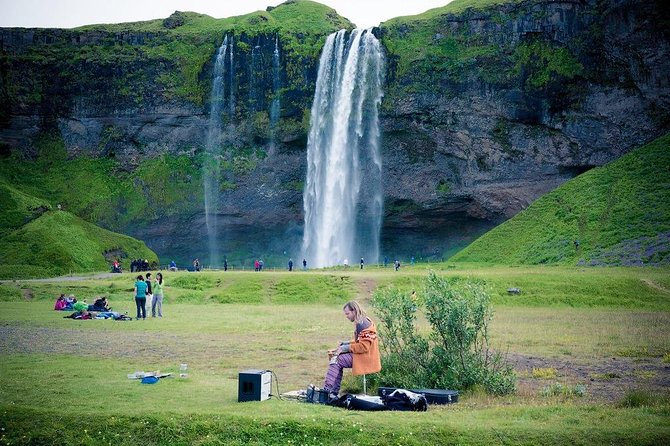 South Coast - Private - Skogafoss: Big Waterfall Power and the Rainbow Factor
