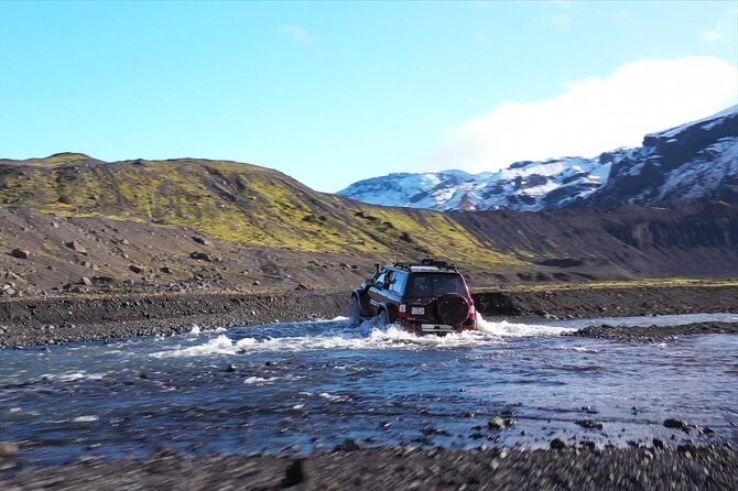 Super Jeep Private Tour at Thórsmörk - Stop 1: The scenic drive toward the F-road begins early