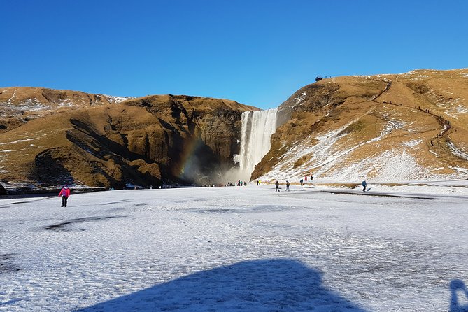 Superjeep south coast & Katla Ice Caves from Reykjavik - Skogafoss: the second waterfall hit (quick, big, and photo-friendly)