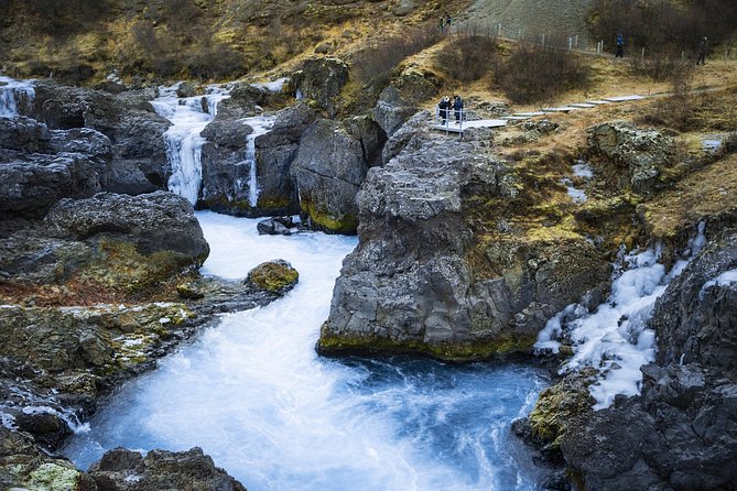 The Silver Circle and Glacier Visit - Stop 1: Hraunfossar, Lava Waterfalls You Can Understand