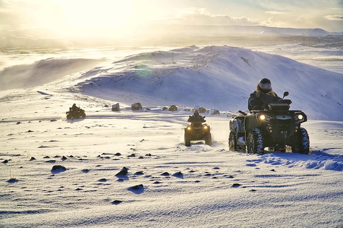 Twin Peaks ATV Iceland Adventure from Reykjavik - Reykjavik Peak summit: the first big viewpoint payoff